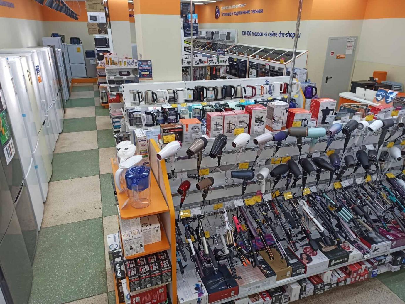 В России снизилось количество магазинов электроники 